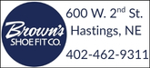Brown's Shoe Fit Co Sponsorship Banner